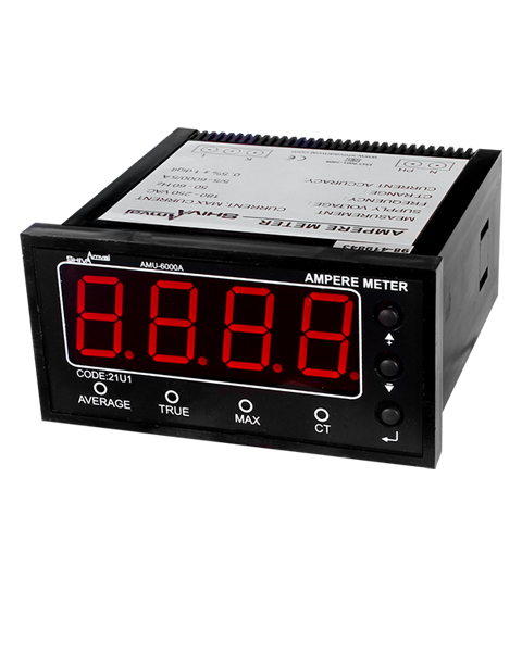 آمپرمتر 96*48 شیوا امواج  مدل    CODE : 21U1  \  AMU - 6000A