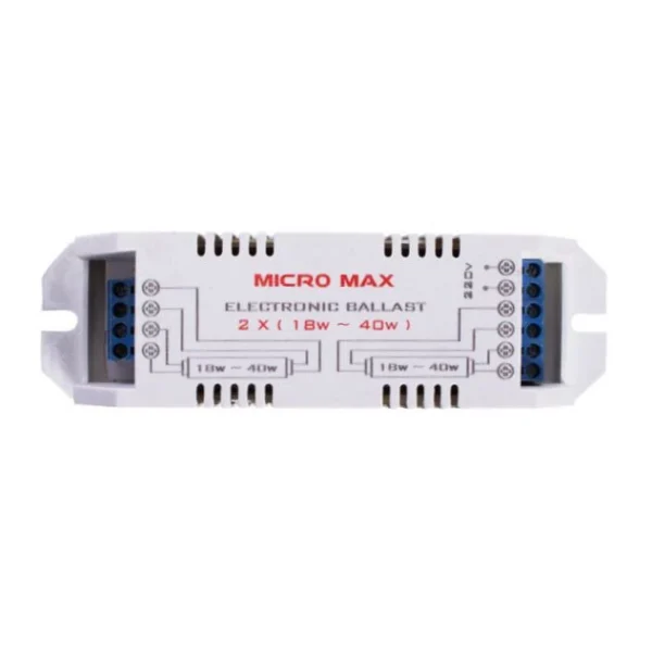 ترانس مهتابی الکترونیکی (بالاست) میکرومکس 40×2 مدل EB- 101