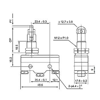 میکروسوئیچ فشاری 1309 پارس فانال  مدل PFMS-1309