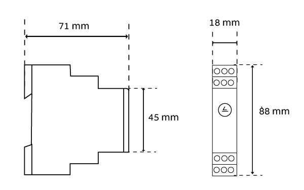 ترموستات تابلویی شیوا امواج   مدل  CODE : 15M1  \  TC-70H/TC-70C