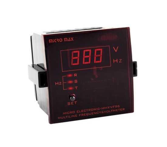 ولت متر سه فاز دیجیتال به همراه فرکانس متر میکرومکس مدل MMX-VF96