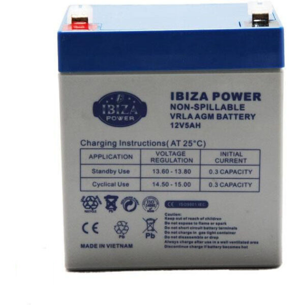 باتری دزدگیر  12 ولت 5 آمپر  IBIZA (ایبیزا)  ویتنام 2025